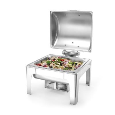 Chafing GN 2/3 vysoký lesk, HENDI, Profi Line, 6L, 395x405x(H)320mm | 470237